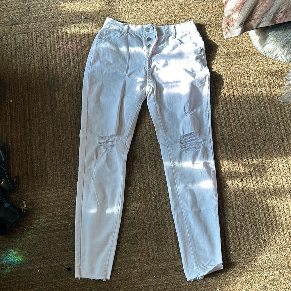 Emery Rose Women’s L white jeans
